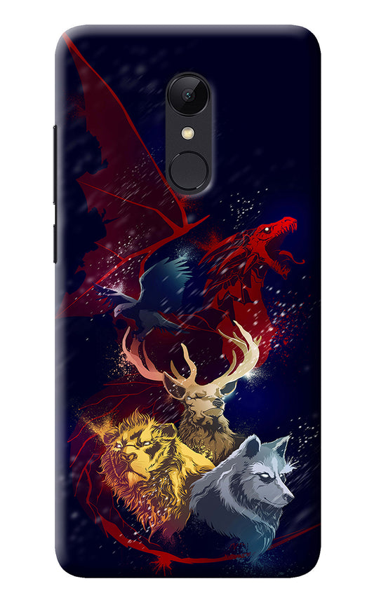 Game Of Thrones Redmi Note 5 Back Cover
