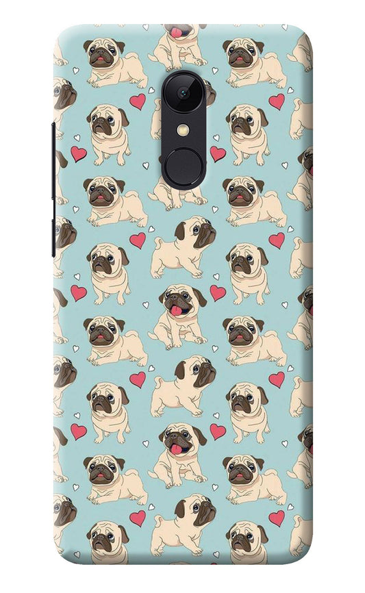 Pug Dog Redmi Note 5 Back Cover