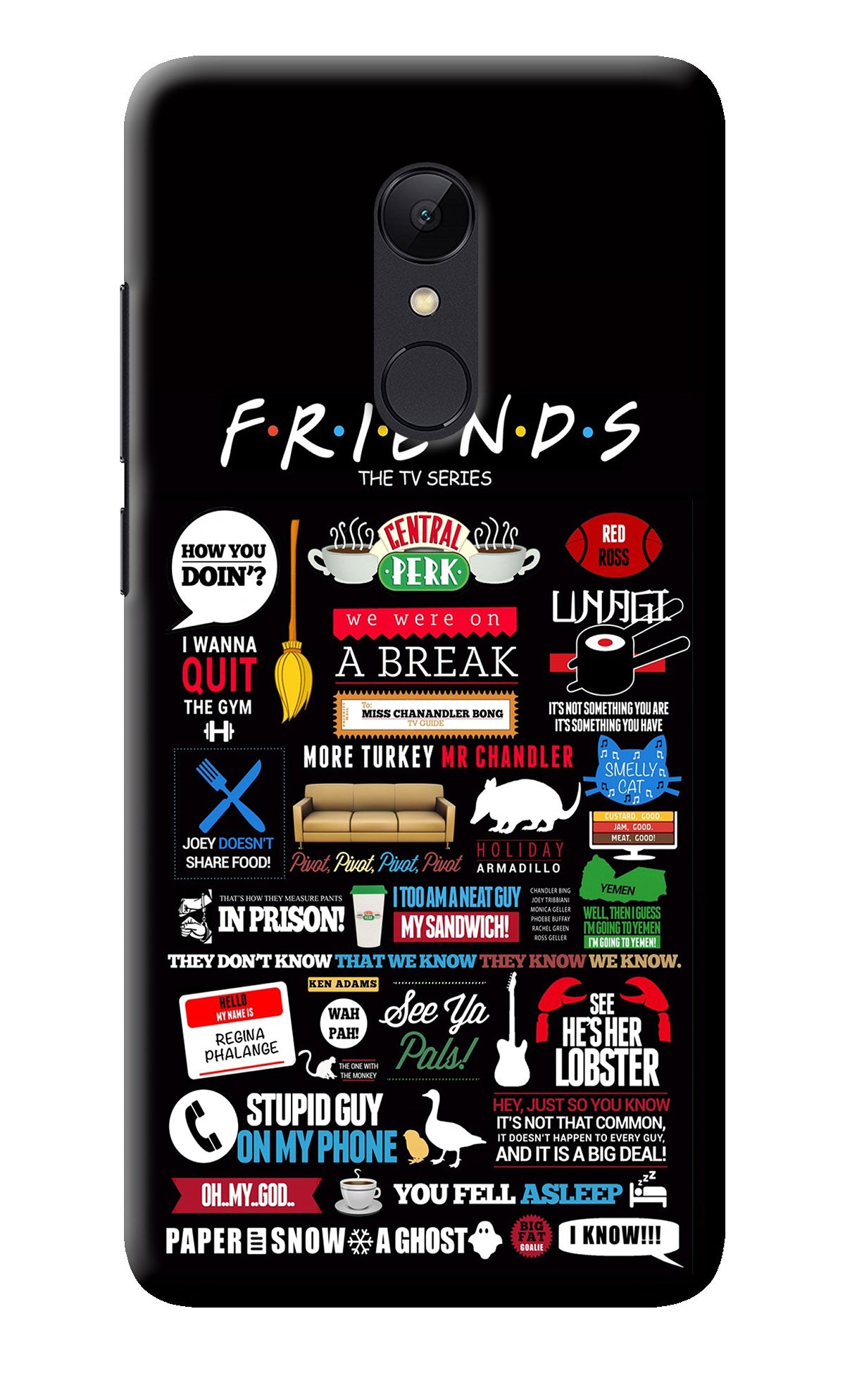 FRIENDS Redmi Note 5 Back Cover