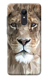 Lion Art Redmi Note 5 Back Cover