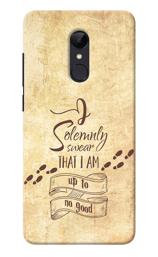I Solemnly swear that i up to no good Redmi Note 5 Back Cover