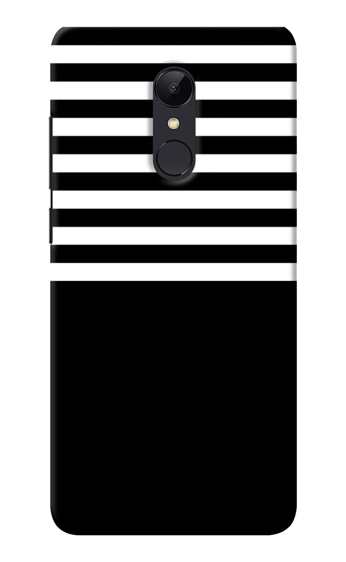 Black and White Print Redmi Note 5 Back Cover