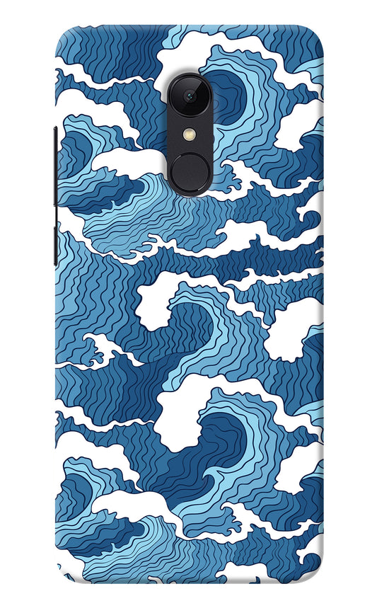 Blue Waves Redmi Note 5 Back Cover