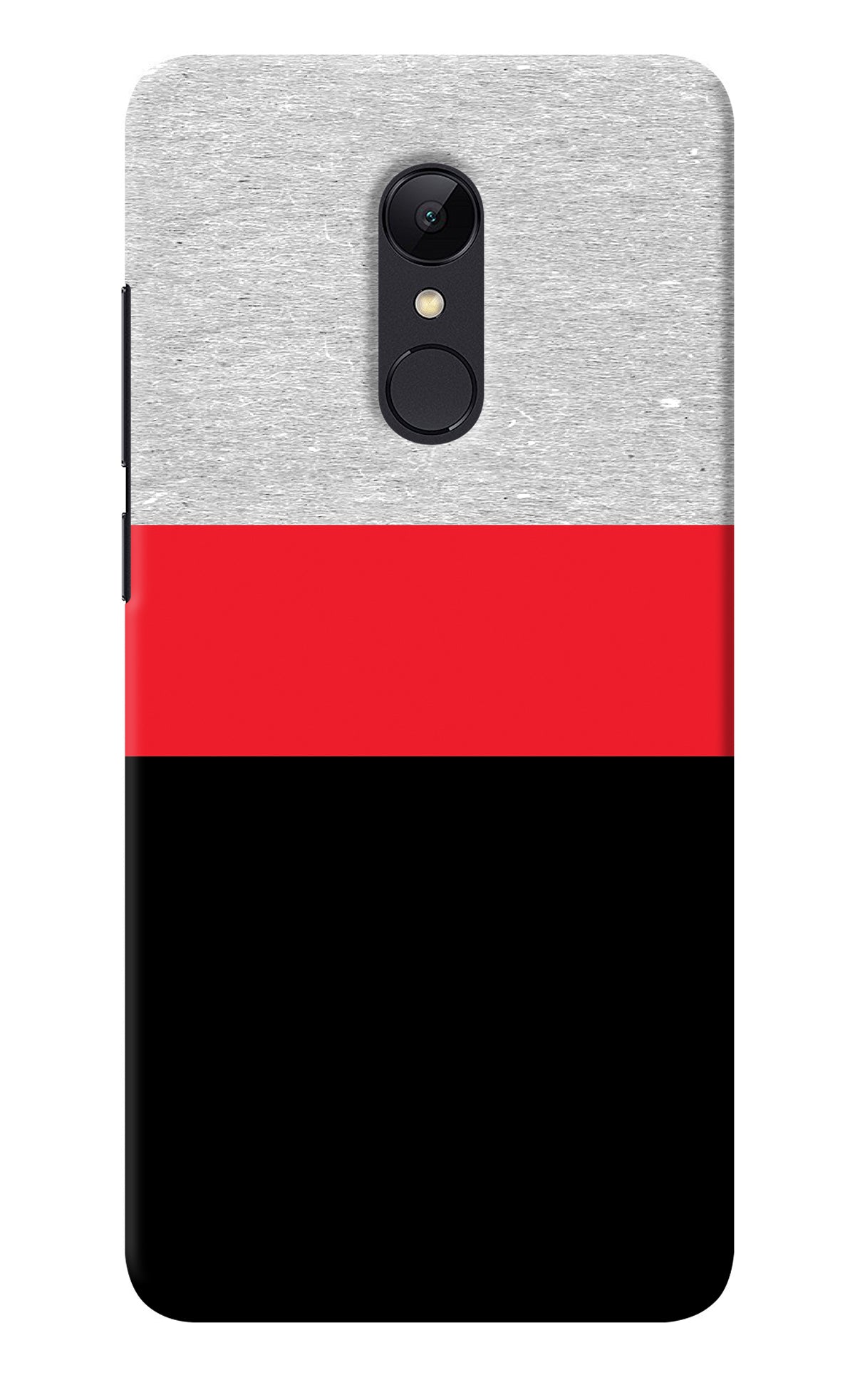 Tri Color Pattern Redmi Note 5 Back Cover