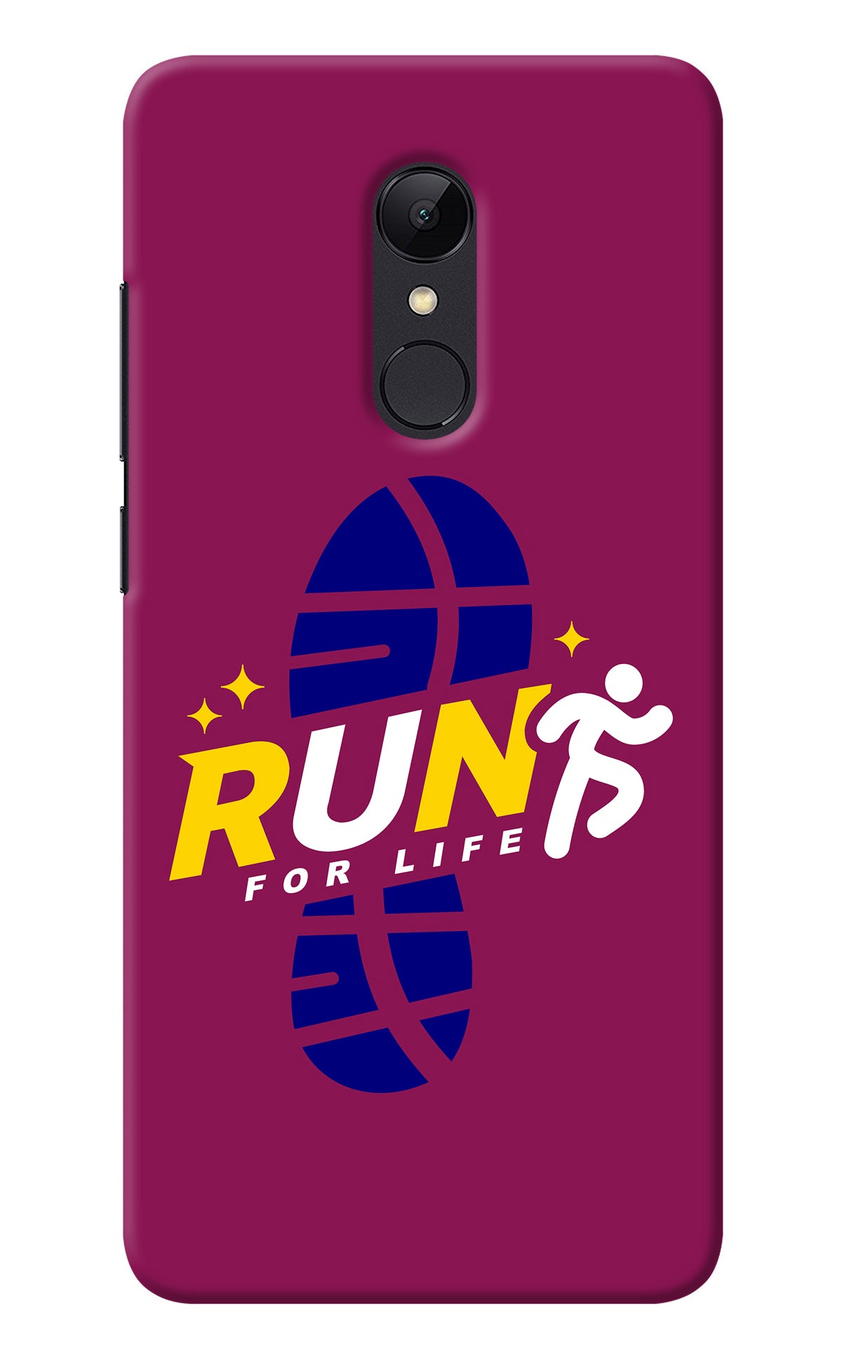 Run for Life Redmi Note 5 Back Cover