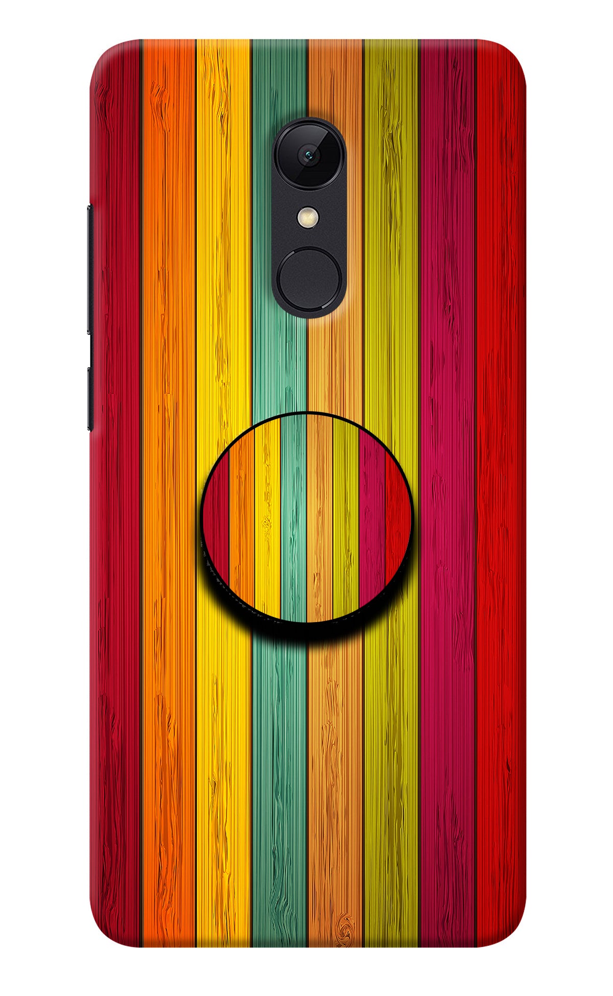 Multicolor Wooden Redmi Note 5 Pop Case