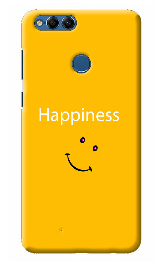 Happiness With Smiley Honor 7X Back Cover