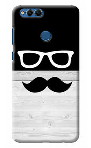Mustache Honor 7X Back Cover