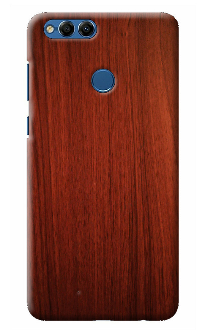 Wooden Plain Pattern Honor 7X Back Cover