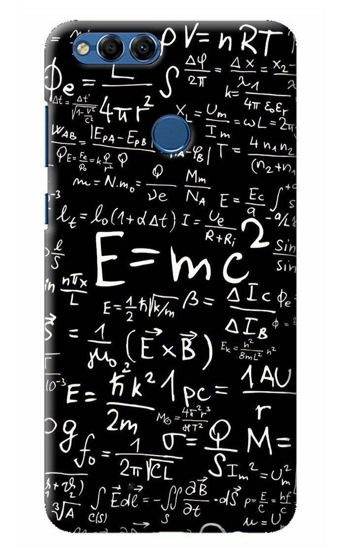 Physics Albert Einstein Formula Honor 7X Back Cover