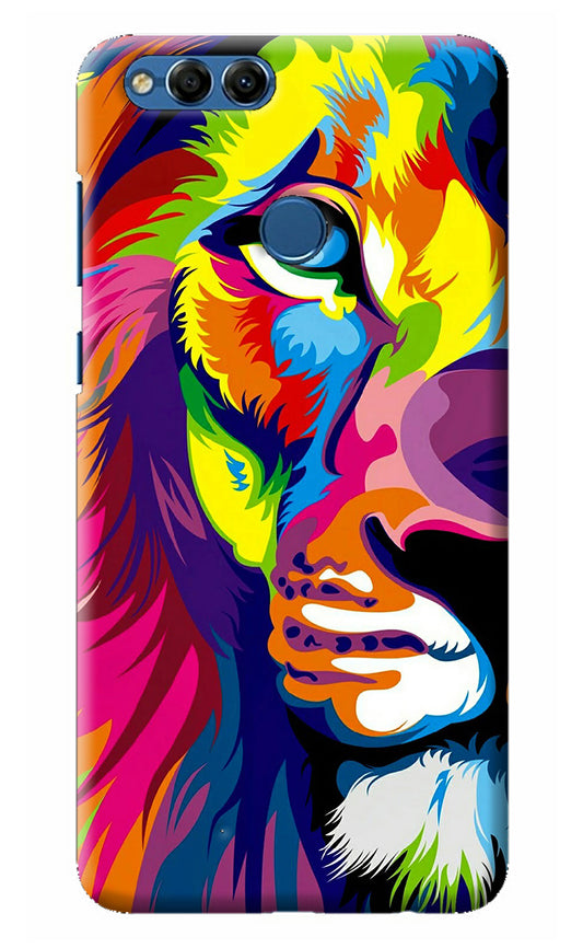 Lion Half Face Honor 7X Back Cover