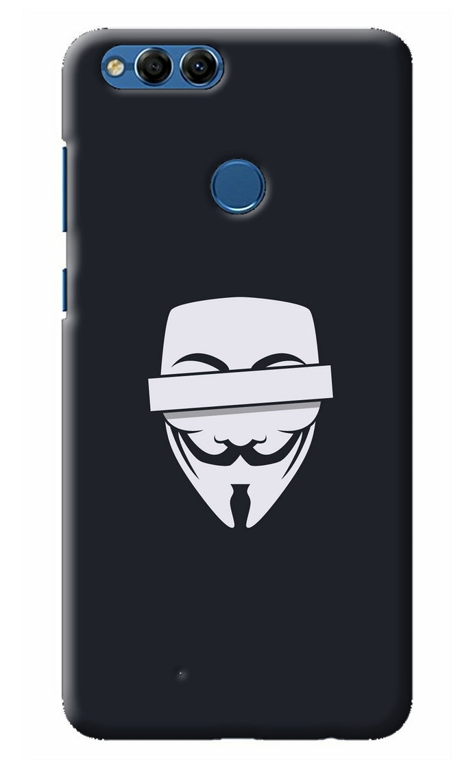 Anonymous Face Honor 7X Back Cover