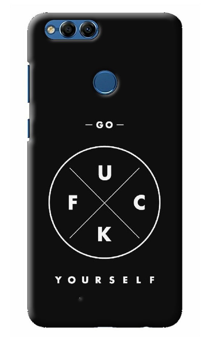 Go Fuck Yourself Honor 7X Back Cover
