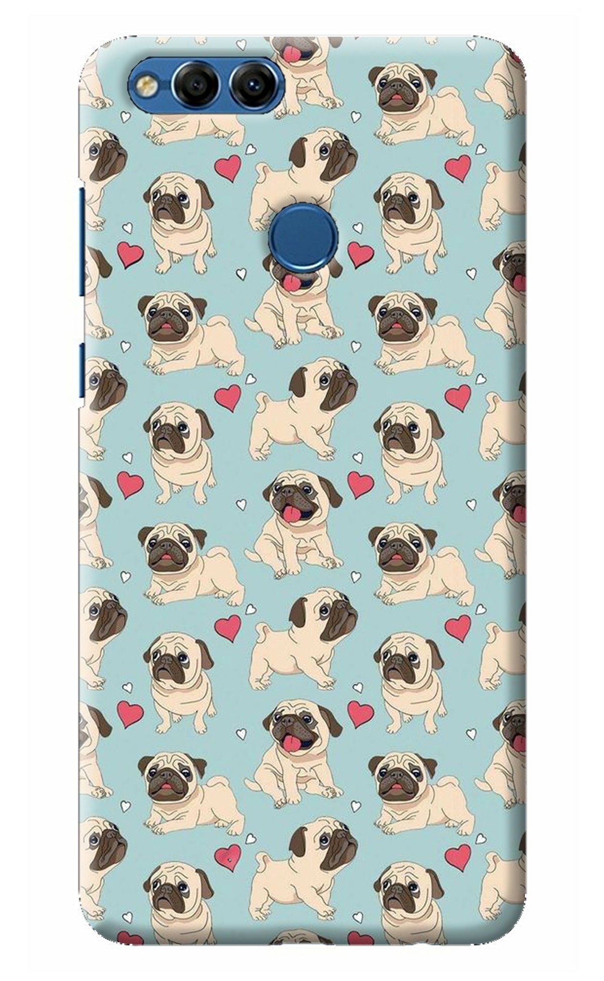 Pug Dog Honor 7X Back Cover