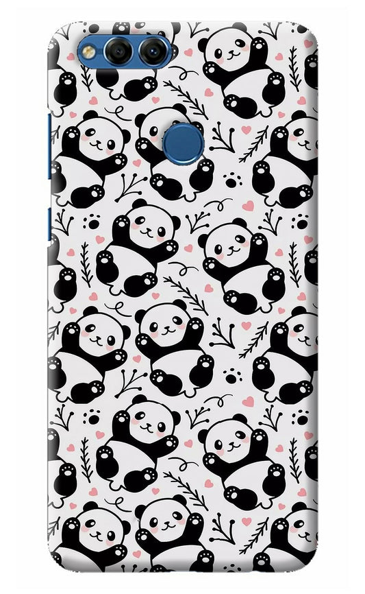 Cute Panda Honor 7X Back Cover
