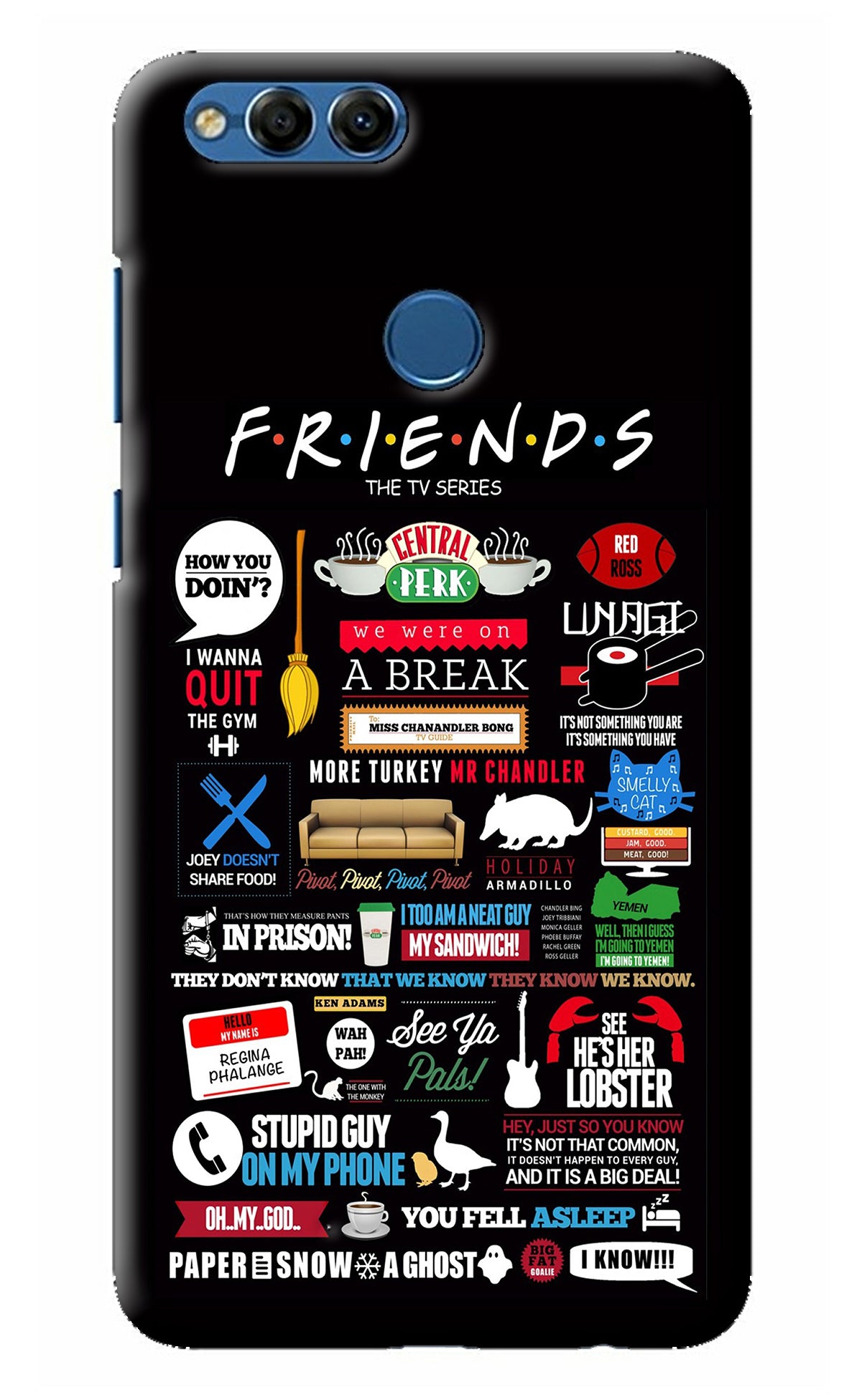 FRIENDS Honor 7X Back Cover