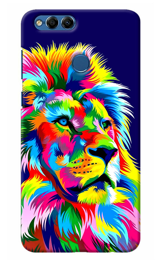 Vector Art Lion Honor 7X Back Cover
