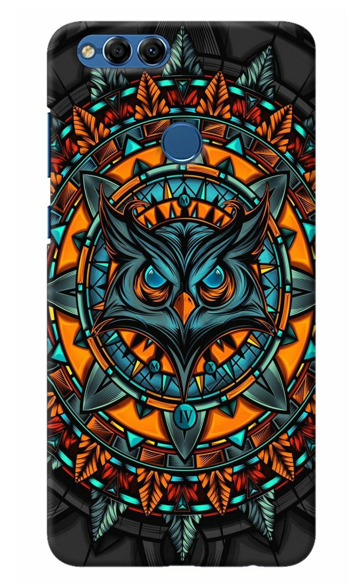 Angry Owl Art Honor 7X Back Cover
