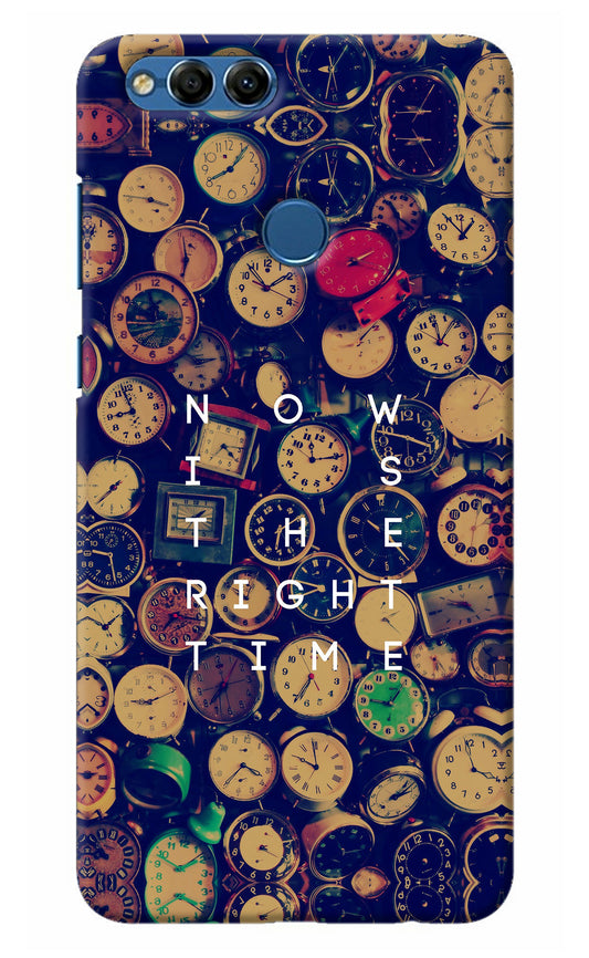 Now is the Right Time Quote Honor 7X Back Cover