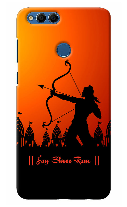 Lord Ram - 4 Honor 7X Back Cover