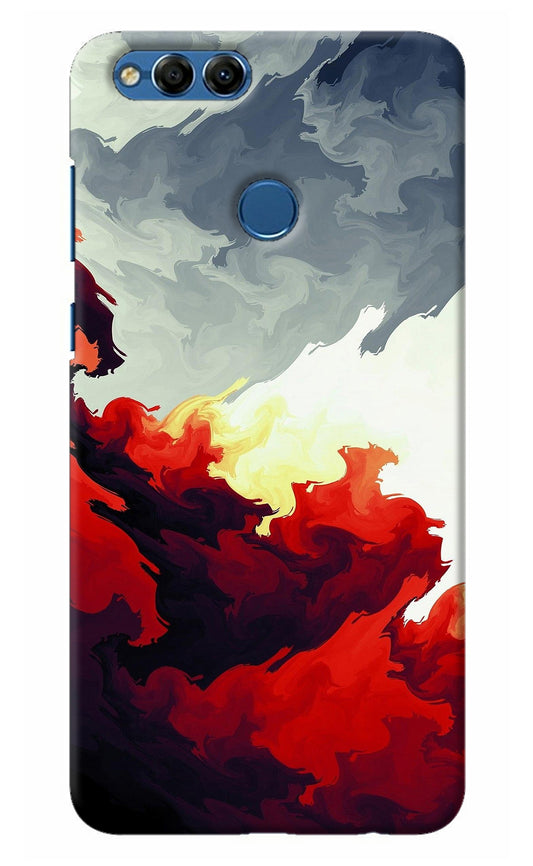 Fire Cloud Honor 7X Back Cover