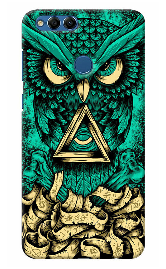 Green Owl Honor 7X Back Cover
