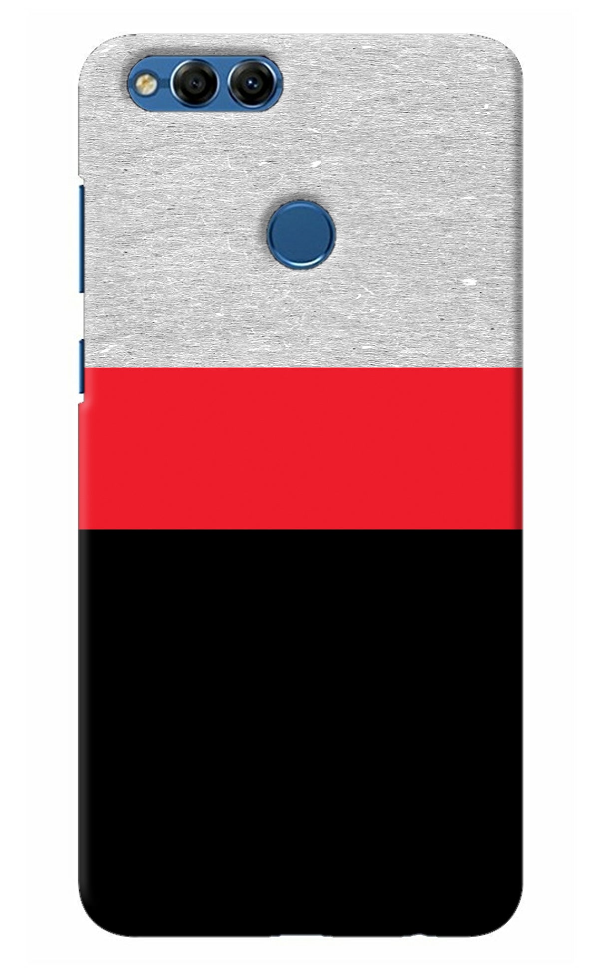 Tri Color Pattern Honor 7X Back Cover