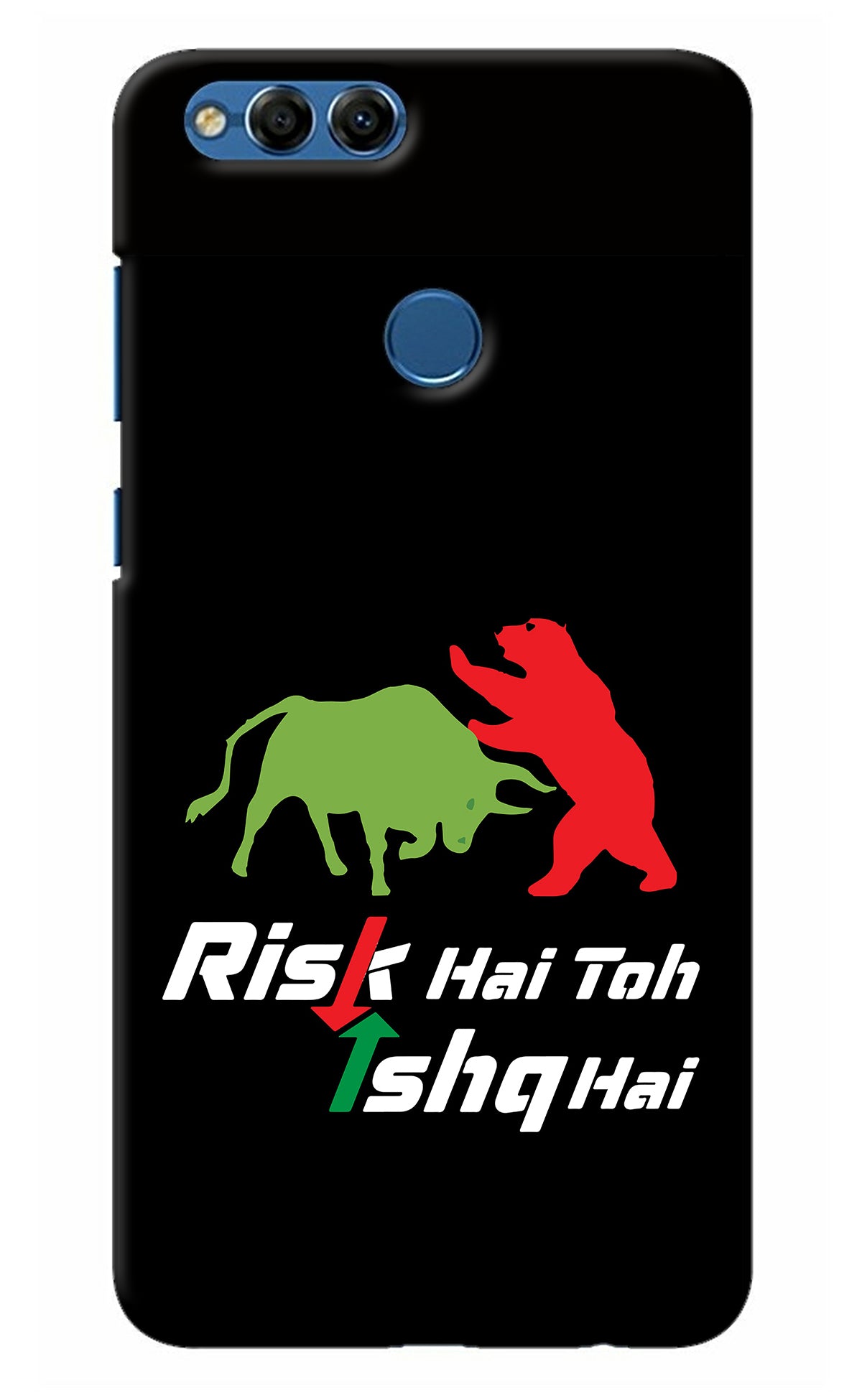 Risk Hai Toh Ishq Hai Honor 7X Back Cover