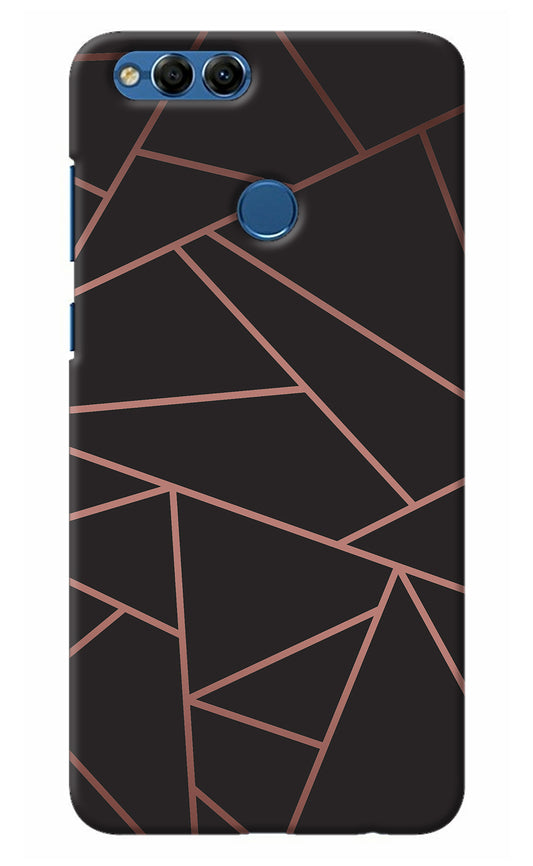 Geometric Pattern Honor 7X Back Cover