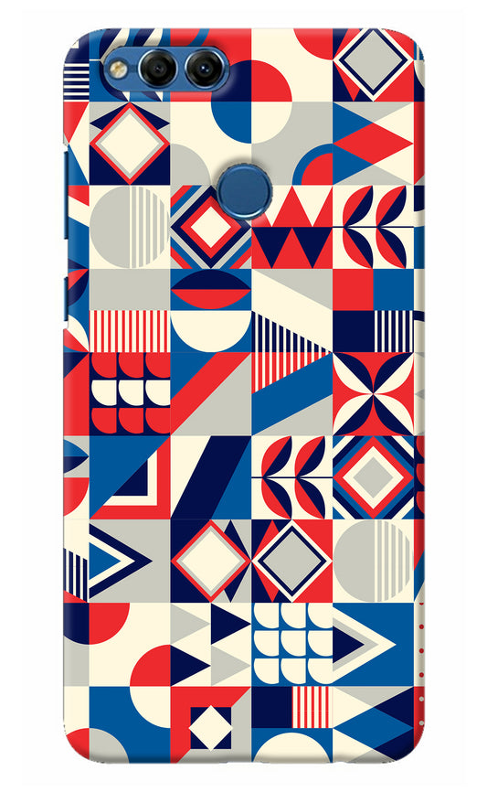 Colorful Pattern Honor 7X Back Cover