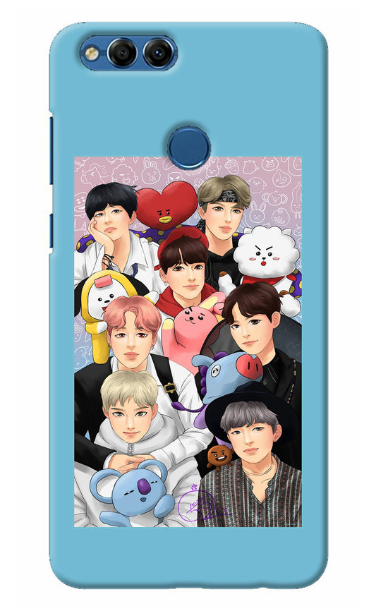BTS with animals Honor 7X Back Cover