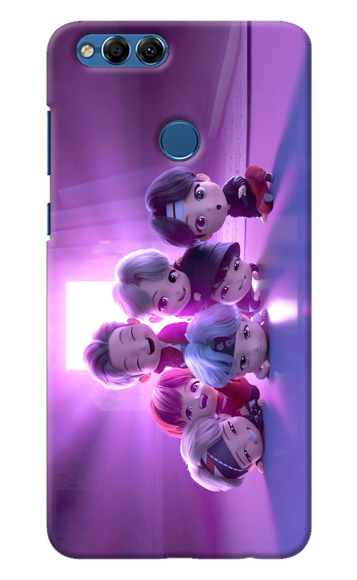 BTS Chibi Honor 7X Back Cover