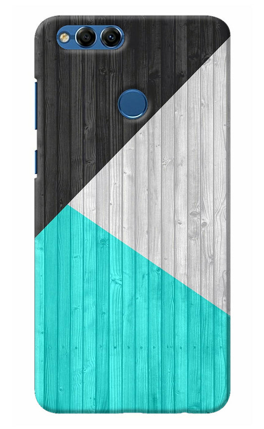 Wooden Abstract Honor 7X Back Cover