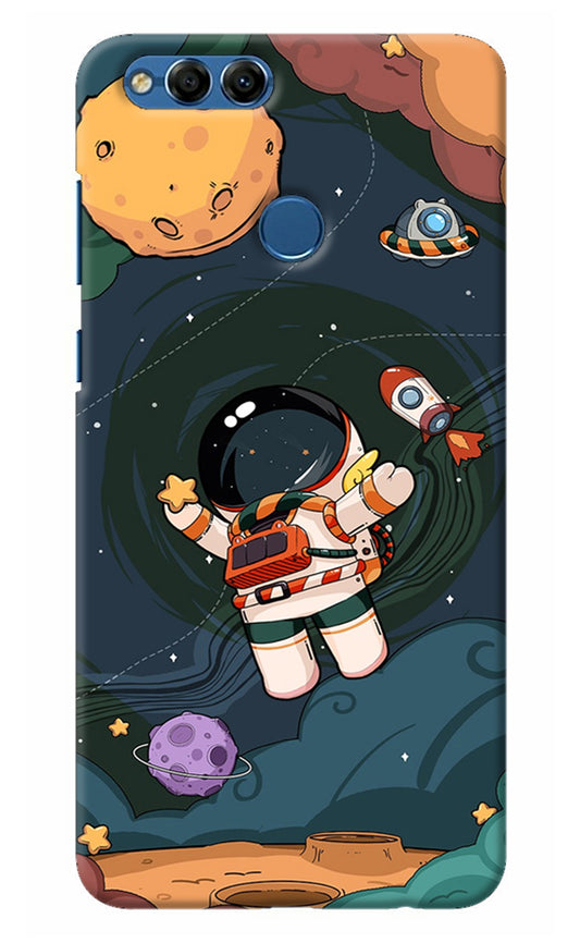Cartoon Astronaut Honor 7X Back Cover