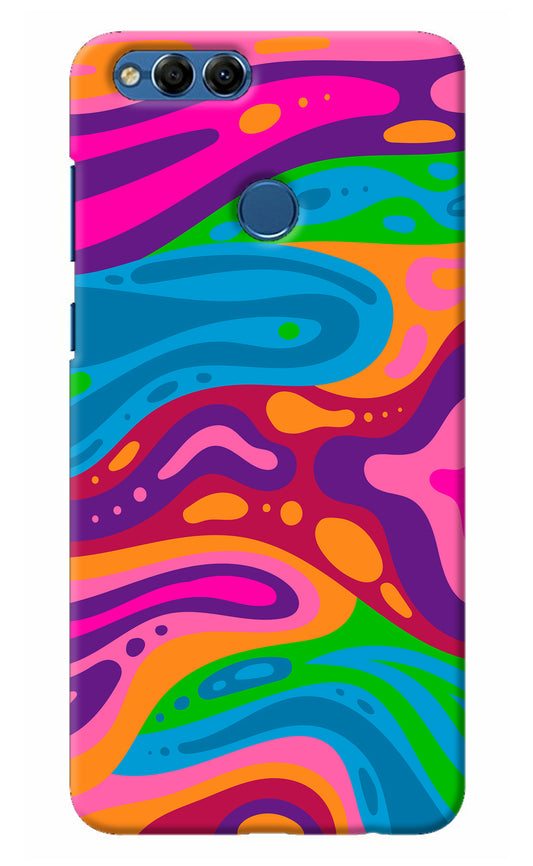 Trippy Pattern Honor 7X Back Cover
