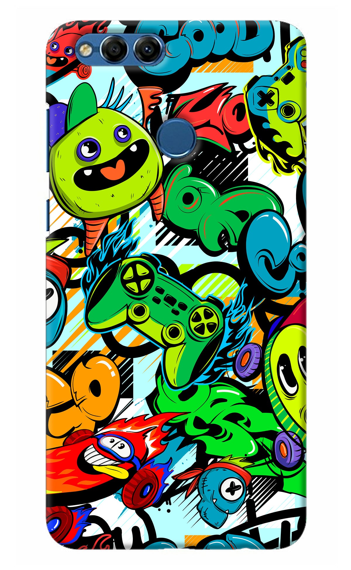 Game Doodle Honor 7X Back Cover