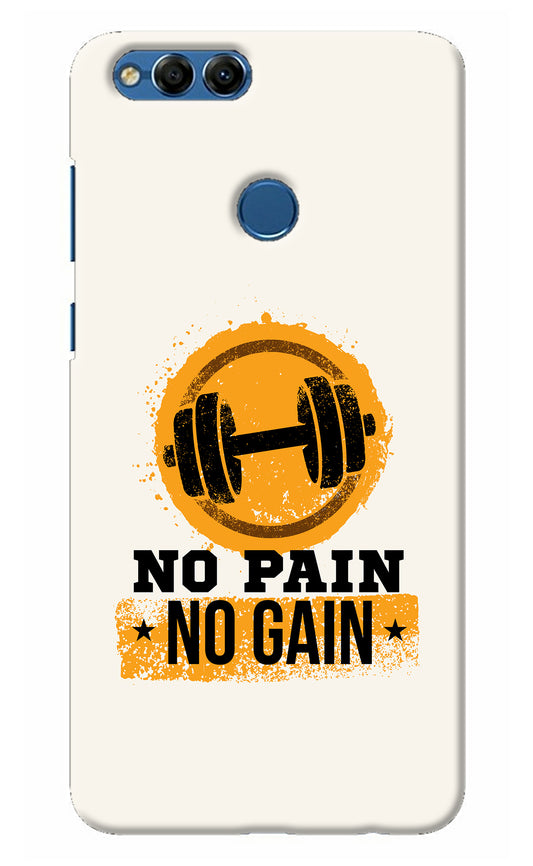 No Pain No Gain Honor 7X Back Cover