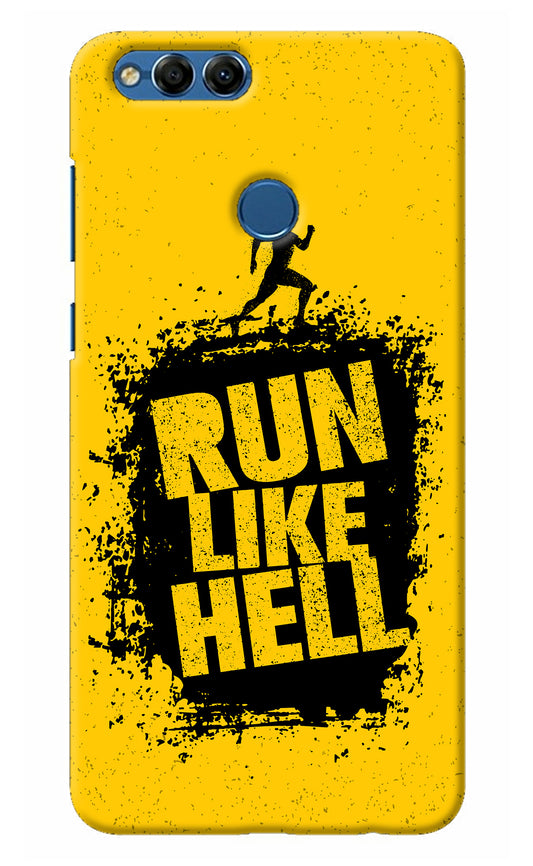 Run Like Hell Honor 7X Back Cover