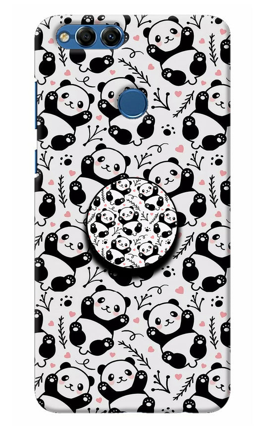 Cute Panda Honor 7X Pop Case