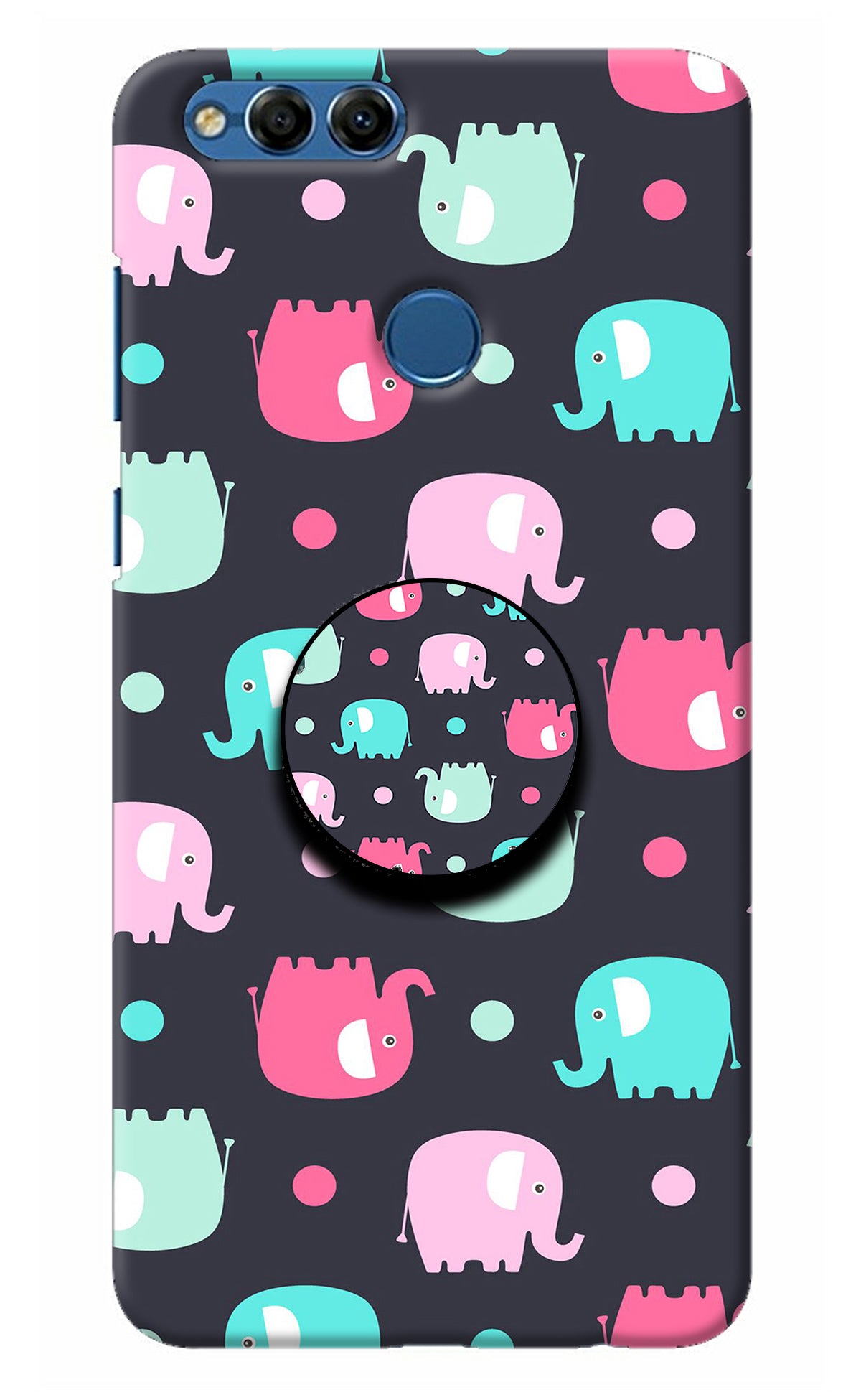 Baby Elephants Honor 7X Pop Case