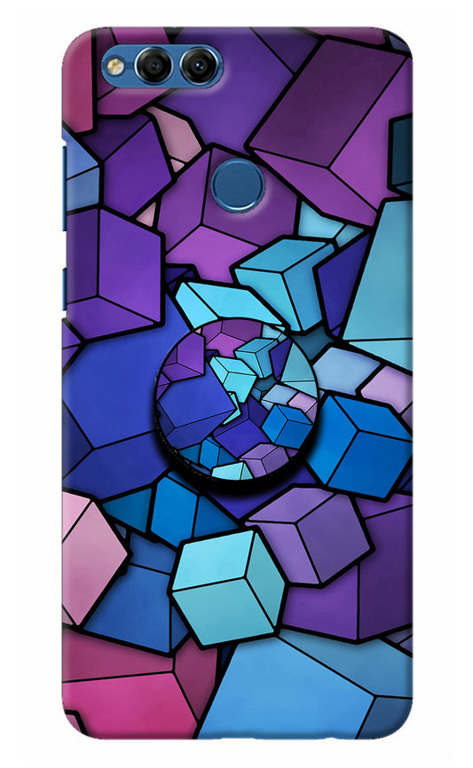Cubic Abstract Honor 7X Pop Case