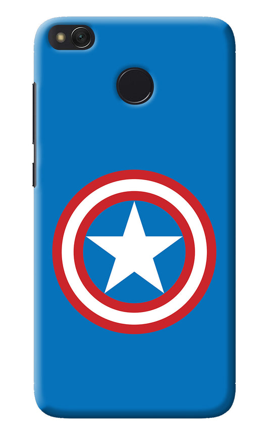 Captain America Logo Redmi 4 Back Cover