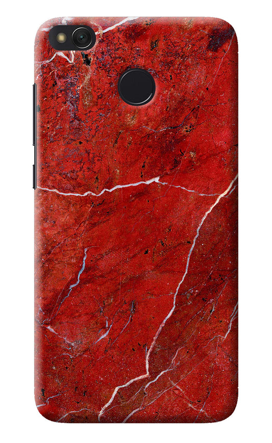 Red Marble Design Redmi 4 Back Cover