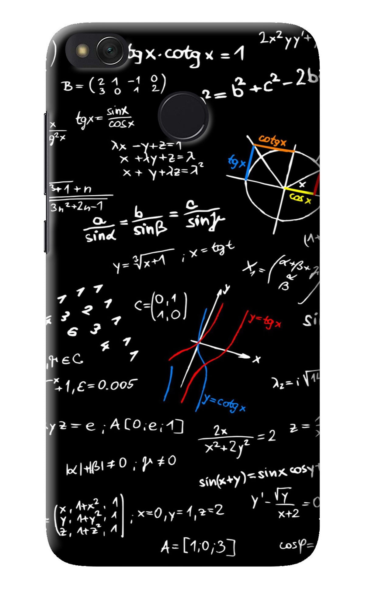 Mathematics Formula Redmi 4 Back Cover