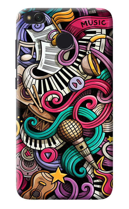 Music Abstract Redmi 4 Back Cover