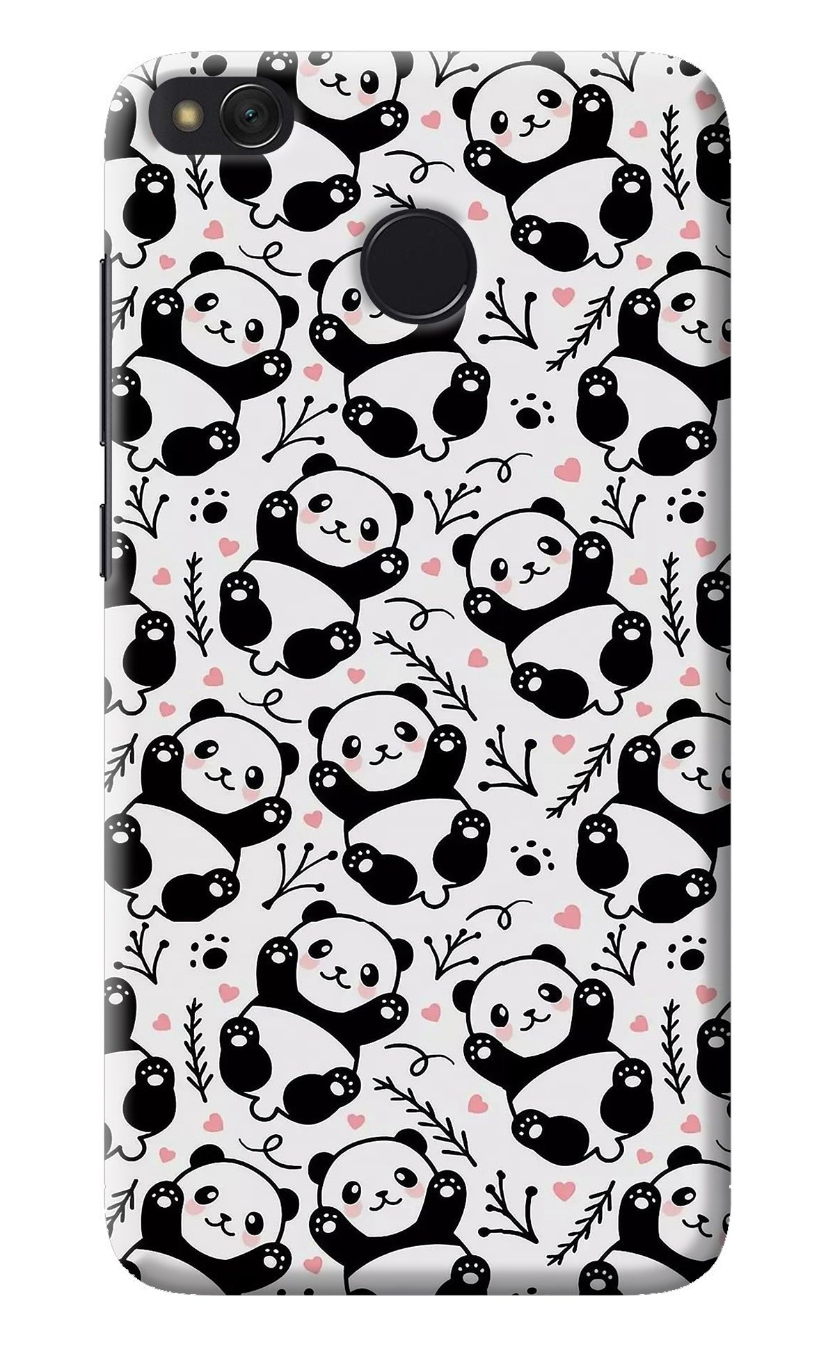 Cute Panda Redmi 4 Back Cover