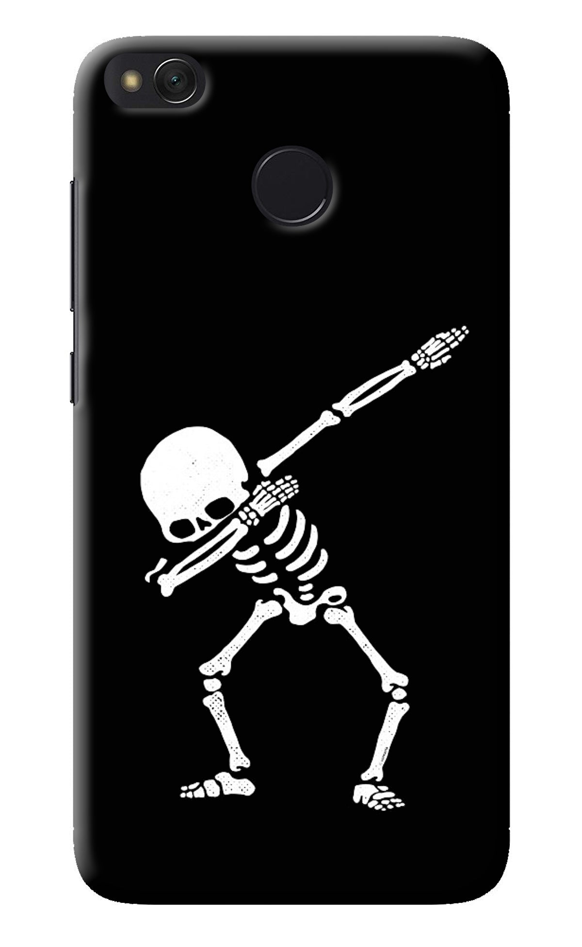 Dabbing Skeleton Art Redmi 4 Back Cover