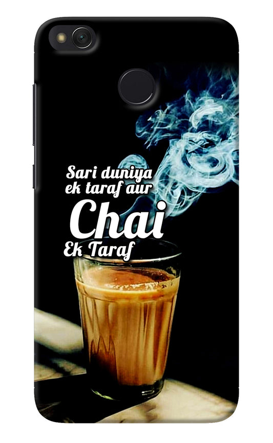 Chai Ek Taraf Quote Redmi 4 Back Cover