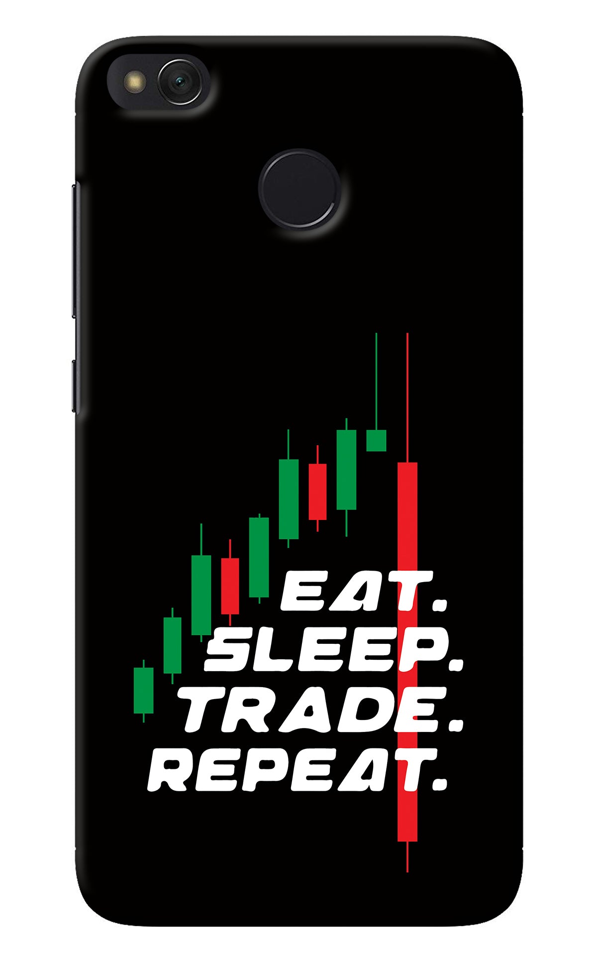 Eat Sleep Trade Repeat Redmi 4 Back Cover