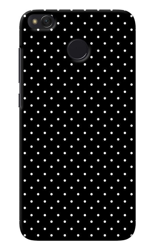 White Dots Redmi 4 Back Cover